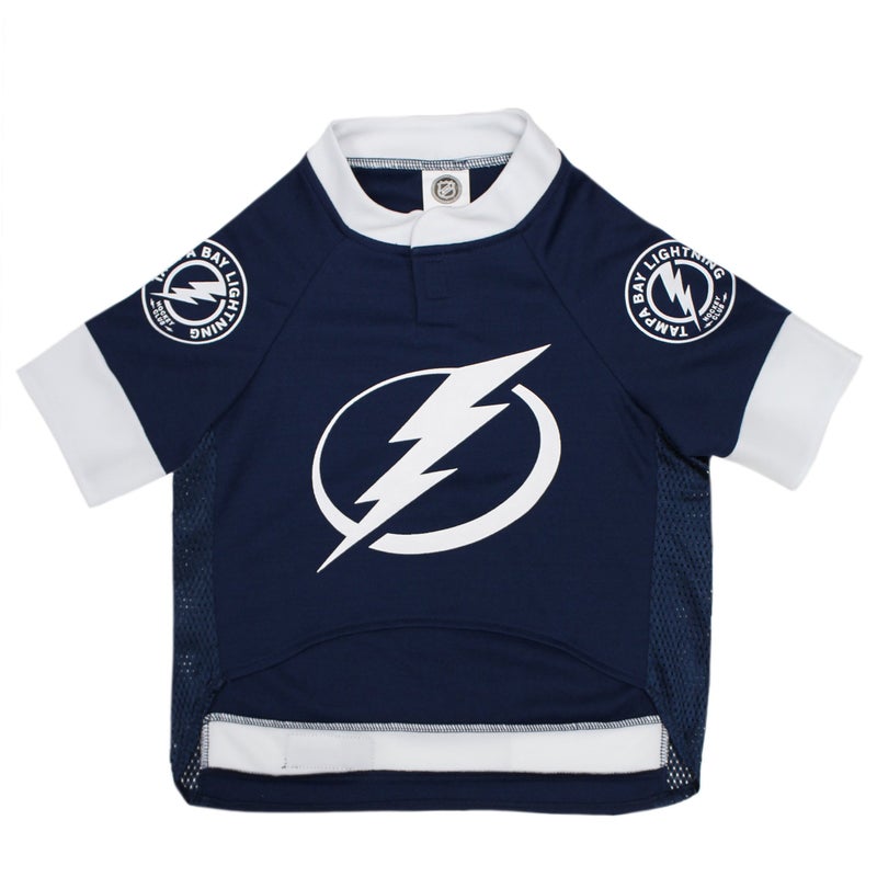 Pets First NHL Tampa Bay Lightning Jersey for Dogs & Cats, Large. - Let Your Pet Be A Real NHL Fan! - Image 2